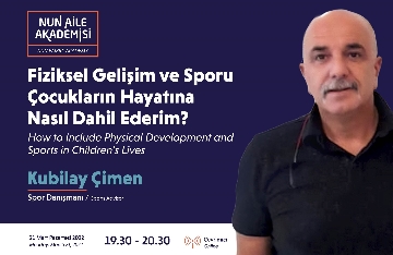 Aile Akademisi'nde spor danışmanımız Kubilay Çimen'i ağırladık