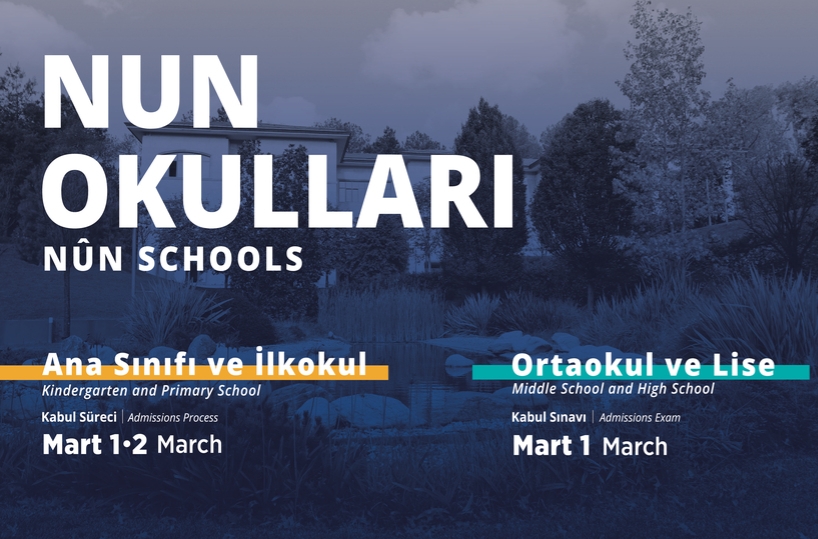 NUN Okulları öğrenci kabul süreci başladı!